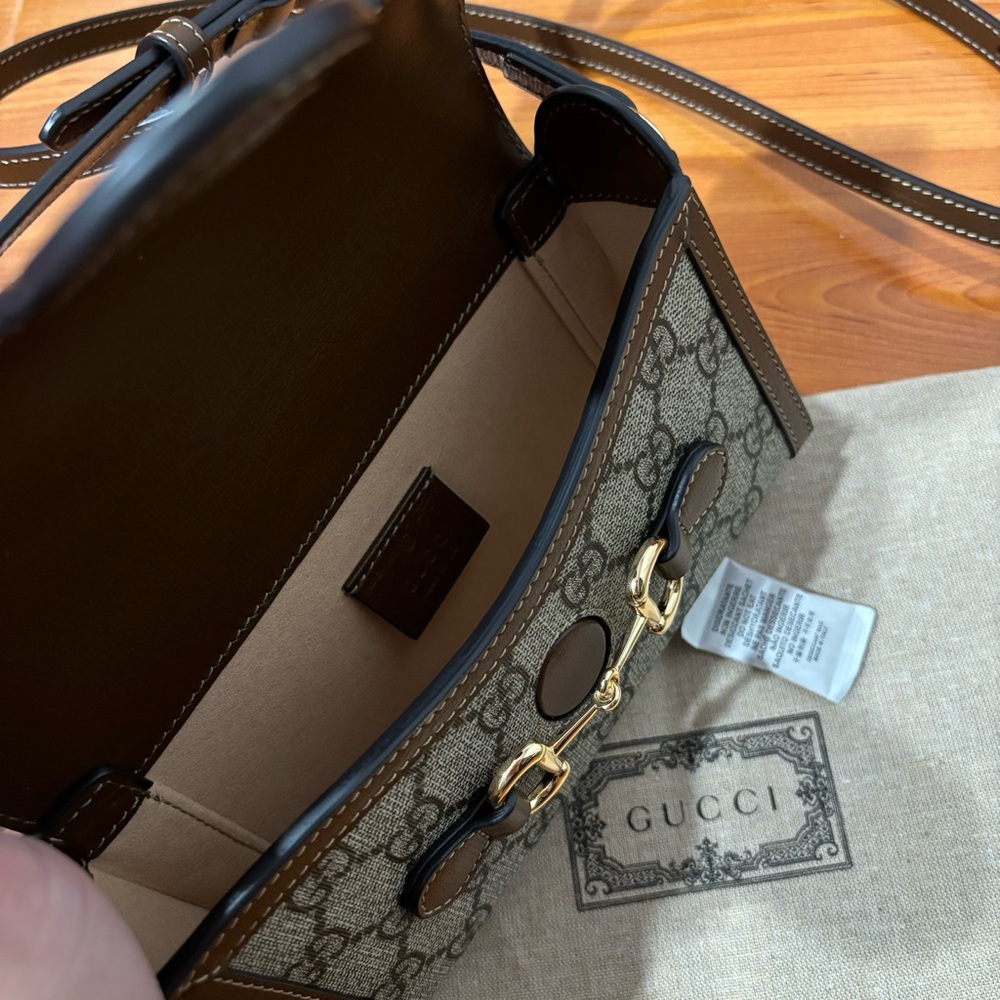 GUCCI HORSEBIT 1955 MINI BAG - Picture 4 of 7